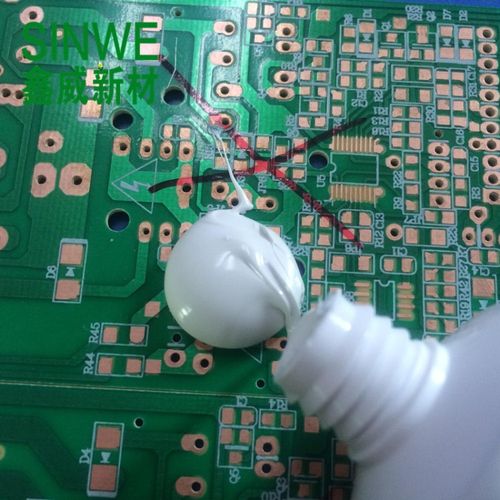 生产元器件固定胶耐高温单组份硅橡胶电感白色密封绝缘电子胶水